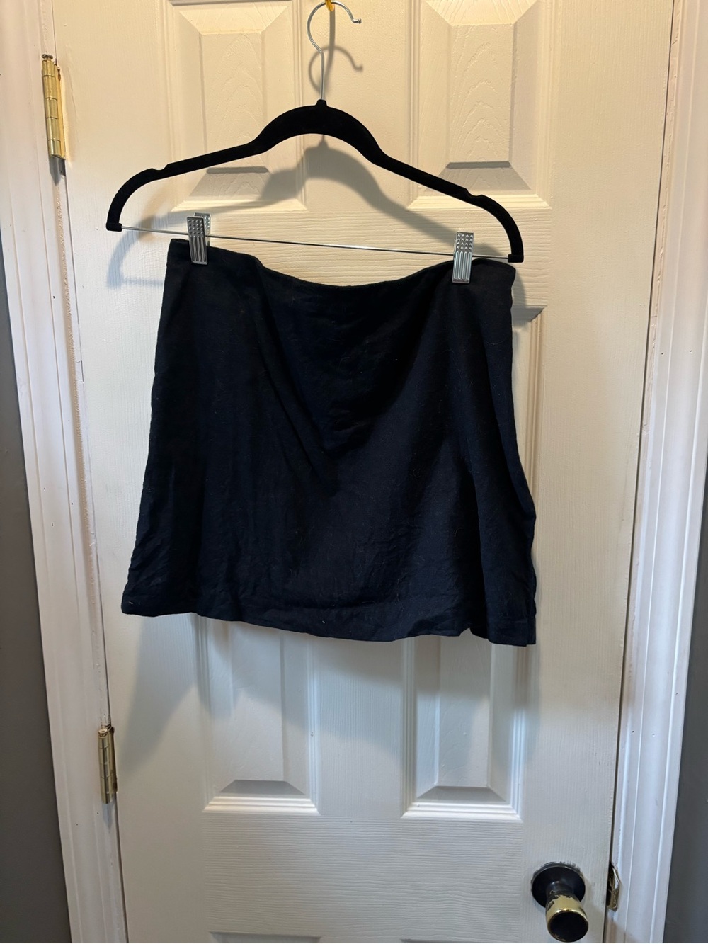 Abercrombie & Fitch linen Black Mini Skort